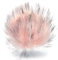 Wohnkult 15-17 cm Kunstfell Bommel Pelzbommel Fellbommel Pompon mit Faden für Mützen Anhänger Dekoration | 26 Auswahl (Rosa-Schwarz)