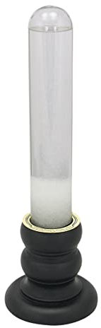 Sea-Club Sturmglas in Säulenform Wetterstation Holz/Glas Ø=4cm
