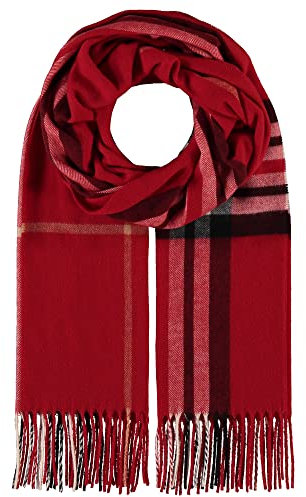 Giorgio Rimaldi Schal Damen und Herren - Wärmend und Hautfreundlich - Weicher Als Kaschmir - Ideales Winter Accessoire - Made In Germany - 42x180cm Rot