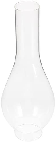 SEWACC Lampe à huile cheminée en verre cheminée tube lisse abat-jour de rechange transparent lampe à huile couvercle en verre pour photophore