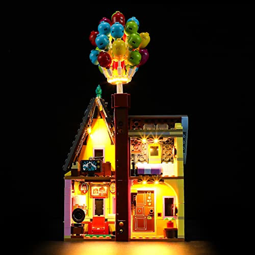 GEAMENT LED Licht-Set Kompatibel mit Lego Carls Haus aus Oben (Up House) - Beleuchtungsset für 43217 (Modell-Set Nicht enthalten)