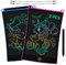 GUYUCOM 2 PCS Tablette d'écriture LCD, 8,5 Pouces Ardoise Magique pour Enfants, Tablette de Dessin pour garçons Filles Jouets éducatifs Cadeaux d'anniversaire pour Enfants Jouets (Bleu+Rose)
