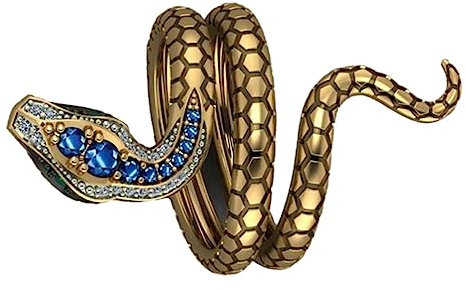 Holibanna 1stk Schlangenring Ring Aesthetic Ringe Aesthetic Schmuck Draco Malfoy Einstellbare Ring Aesthetic Rings Ringe Aesthetic Aunts and Uncles Kupfer Metall Fräulein