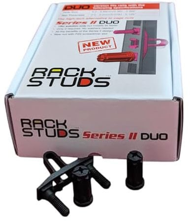 DUO20 Solution de montage en rack 1RU série II - Alternative aux vis et écrous traditionnels ppour rack et vis pour rack de serveur pour l'installation de matériel de serveur - 20 Paquets, Universelle