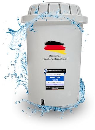 CIMYA Wasserfilter Trinkwasser | 2 Monatsfilterkartusche [AKTIVKOHLE] Wasserentkalker Wasserenthärter Leitungswasser Filter Tischwasserfilter (1)