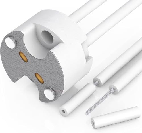 10 Pack G4 Light Socket, MR16 Socket, Epfweits LED Halogen Lamp Ceramic Wire Connector Base Socket Adapter G4 MR16 MR11 GU5.3 GU6.35 Socket (Pack of 10)