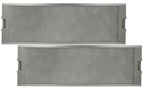 vhbw 2x filtro anti-grasso sostituisce Europart 804080 per cappa da cucina, metallo