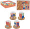 Easy Life COFFRET 4 TASSES A CAFE 11 CL EN PORCELAINE AVEC SOUCOUPE EN BAMBOU