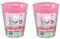 ILS I LOVE SHOPPING Lot de 2 verres réutilisables pour enfants 250 ml en plastique sans BPA, cadeau 500 lavages (pour Gabby)