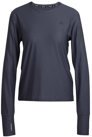 adidas Damen Own The Run Long Cuff Sleeve Tee, preloved Violet, XS