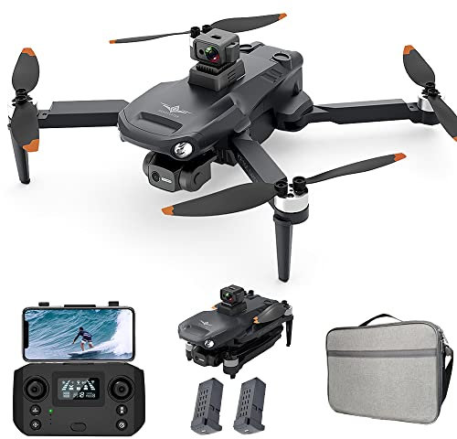 X-Verse KF106MAX Drone con Telecamera 4K, Gimbal a 3 Assi + EIS, Laser a 360° per Evitare Ostacoli, Droni Quadcopter con Motore Brushless, 25Minuti Di Volo,2 Batterie