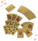 QUMIIRITY 1 Set Wasserfeste Goldfolien Spielkarten Glänzende Pokerkarten Für Unterhaltung Spieleabend Und Home Bar Ideal Für Erwachsene Und Spaß Mit Freunden