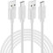 PATIKIL 42.6Ft USB to Micro USB Power Extension Cable, 2 Pack 3A Fast Charger Long Charging Cord for Security Cameras, Phone, Video Records, Electronic Equipment, White