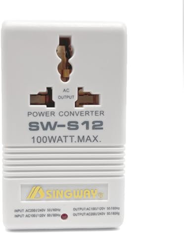 Convertitore Di Tensione, Trasformatore Portatile, Dual Channel Voltage Converter,220/240V Convertito in 110/120V Trasformatore Di Potenza Per Dispositivi Inferiori a 50W