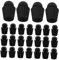 Luxshiny 50pcs Rubber Car Door Pads Collision Stop Cushion Buffer for and Protects Door Edges Reduces Wear Enhances Safety Impact Absorption
