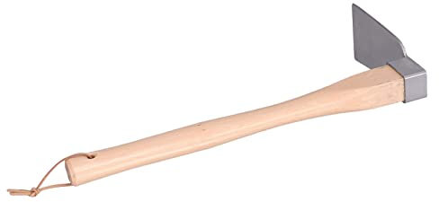 Hoe de Jardin, Hand Hoe Frourage Garden Tool avec Simple Pratique Pratique Petit Volume pour la Houe Forgée en Acier Inoxydable