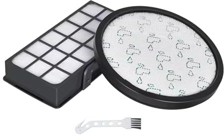 Carkio Lot de filtres HEPA compatibles avec Rowenta Silence Force Cyclonic 4AAAA RO7611EA RO7623EA RO7634EA RO7647EA RO7663EA RO7676EA RO7681EA (Modèle RO76xx) Aspirateurs, Filtre de Rechange ZR903701