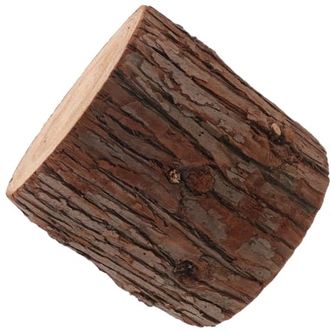 ULTECHNOVO Baumstammtisch, Zylindrischer Rustikaler Couchtischfuß | Baumständer Holz, Coffee, Dekorativer Ständer für Heimdeko und Fotoshootings, Natürliche Optik