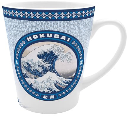 ABYSTYLE Tasse HOKUSAI Die Große Welle – Offizielles Produkt – 250 ml – Hochwertige Keramik – klassisches japanisches Kunstwerk