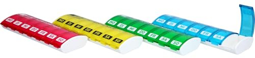 WEPA 1x7 Wochenbox farbig sortiert UV-Schutz+, 1 St. Box