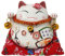 12cm Spardose Keramik Winkekatze Glückskatze Glücksbringer Maneki Neko Starlet24 HF14010-1