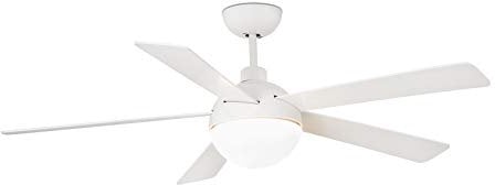 FARO BARCELONA 33514 - IZARO LED Ventilador de Techo Blanco con luz con Motor DC