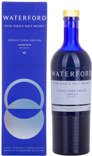 WATERFORD - Whisky Irlandais Single Malt - SFO Lakefield Edition 1.1 - Notes Fleuries & de Caramel - Origine : Irlande - 50% Alcool - 70 cl