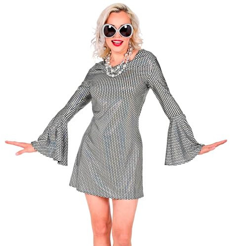 W WIDMANN MILANO Party Fashion - Kostüm Groovy Style 70er Jahre, Kleid, Hippie, Faschingskostüme