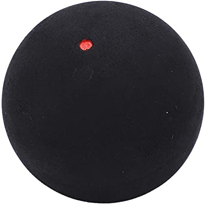 Dot Squash, 37mm Single Dot Squashbälle Gummi Squashschlägerbälle für Anfänger Wettkampftraining(Einzelner roter Punkt) Recreationball Andere Ballsportartikel Recreationball Andere Ballsportartikel