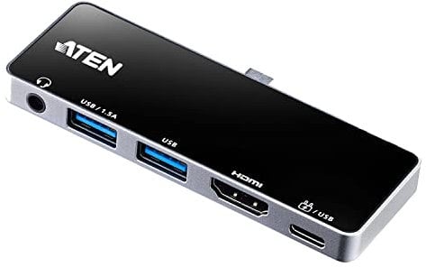 ATEN UH3238 USB-C Reise Dockingstation mit Power Passthrough