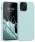 kwmobile Carcasa Compatible con Apple iPhone 13 Mini Funda - Case TPU y Silicona antigolpes - Apto Carga inalámbrica - Menta
