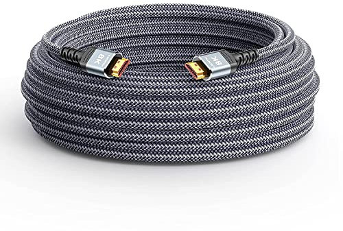 SNOWKIDS HDMI Kabel 8K 7.5M, HDMI 2.1 Kabel 48Gbps Ultra Highspeed 8K@60Hz 4K@120Hz 7680P eARC HDR10 DTS:X 3D HDCP 2.2&2.3, Kompatibel mit PS5/4/3 HDTV Monitor