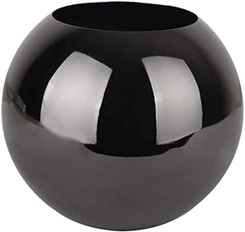 Dekorative Blumenvase Edelstahl Kugelvase für Wohnkultur oder Büro.-B