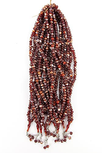 ihvan online, Tasbih Gebetskette 99, 10 Stück Muslimische Gebetskette Islamische Gebetskette Muslimische Rosenkranz Perlenkette Dhikr Tasbeeh Bulk, Misbaha, Masbaha, Tespih, Armband, Acryl, Kein