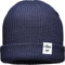 (A) Unisex Organic Cotton Beanie : Ähm nö (Patch) - Mütze Herren Winter - Bio Baumwolle Strickmütze Damen (Navy)