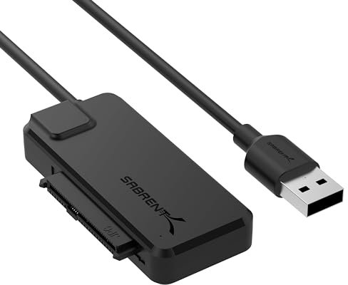 SABRENT Cavo adattatore da USB 3.2 tipo A a SSD SATA/U2 (EC-U2SA)
