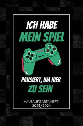 Hausaufgabenheft 2023/2024: August 22 - Juli 23 für die Schule | Schülerkalender Jungen , Schülerplaner 1 Woche 2 Seiten