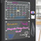 Vignee Acrylic Magnetic Dry Erase Board Calendar for Fridge,2 Set of Clear Dry Erase Calendar for Fridge Reusable Planner,Includes 8 Dry Erase Markers with 4 Colors(17x12Inches)