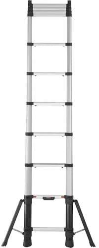 Teleskopleiter 3,5m von TELESTEPS I Made in Sweden I Prime Line I Kompakte Qualitätsleiter mit patentierten Premium Design I Dreieckige Holme I EN 131 Zertifiziert I 72235-781