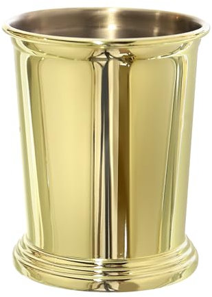 QUARKZMAN Mint Julep Becher Edelstahl Cocktailbecher Becher 350ml für Cocktail Mixgetränk Goldton