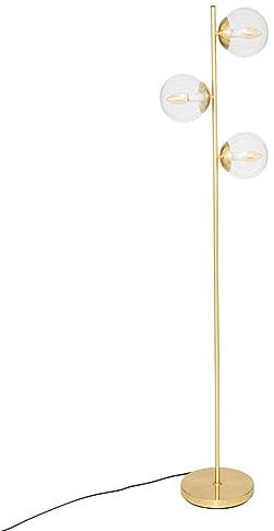 Atmosphera - Lampadaire droit en métal H162cm doré