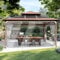 BeGrit 1.2m x 3m Transparente Plane mit ösen 430gsm wasserdichte PVC Durchsichtige Plane Balkon Regenschutz Ohne Bohren Windschutz Abdeckplane Terrasse für Pavillon Gartenmöbel Hutch Dach Camping