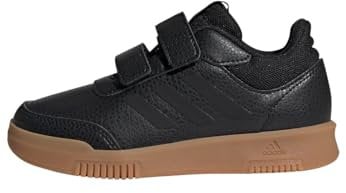 adidas Mixte Tensaur Hook and Loop Shoes Chaussures de Course, Core Black/Beige, 33.5 EU