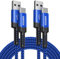 USB C Charger Cable 3M/10ft 2-Pack Long Type C Charger Cable Fast Charging, USB to USB C Charge Cable Braided for PS5, Switch, Samsung Galaxy S20 S21 S22 S23 S24 5G S10, Note 20 10, LG, Moto etc.