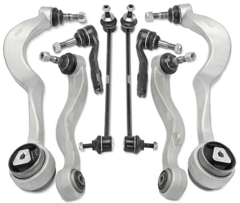 Frankberg 8-Teilig Querlenker Satz Spurstangenkopf Kompatibel mit 5er E60 520-550 2.0L 4.8L 2001-2010 5er Touring E61 520-550 2.0L-4.8L 2004-2010 5er Touring E61 M5 Replace# 31104026719
