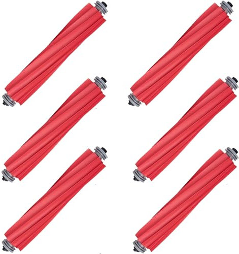 LOVECO 6 Hauptbürste Kompatibel für Roborock S7 S7 Plus S7 MaxV S7 MaxV Plus S7 MaxV Ultra Roboter Staubsauger, Rollenbürste für Q7 Q7 Plus Q7 Max Q7 Max Plus Q7 MaxV Q7 Maxv Ultra, Q Revo Serie