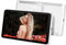 Portkeys LH7P 7 Zoll 1000 Nit Touchscreen Kamera Monitor Wireless Control Touch Sensitive Screen Field Monitor 3D LUT Luma Waveform Falsche Farbe für DSLR BMPCC 6K Pro (Weiß)