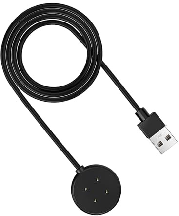 AKYGA AK-SW-54 USB Ladekabel Kompatibel mit Google Pixel Watch 2 1m schwarz Ladegerät