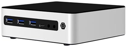 CYMINILMDPC Mini PC,Core i5-1340P,(up to 4.60 GHz) 16 Threads 8 Cores,2*DDR5 4800MHz,2*NVMe,8GB DDR5 256GB NVMe,Gaming Portable Computer,2 LAN,Dual-Band WiFi6/BT5.2