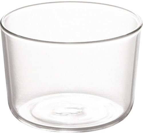 Lot de 4 tasses à dessert en verre transparent de 250 ml pour tiramisu, yaourt et mousse